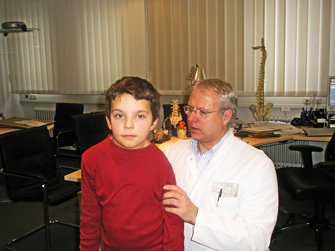 Andrej mit Prof. Wimmer